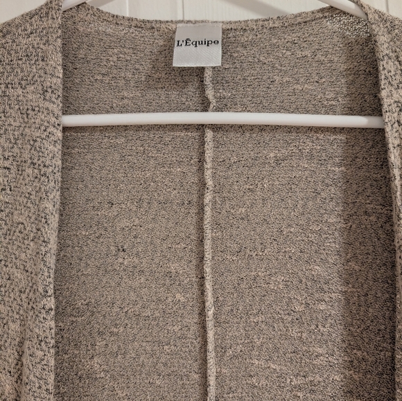 Cocoon beige cardigan - Picture 2 of 5